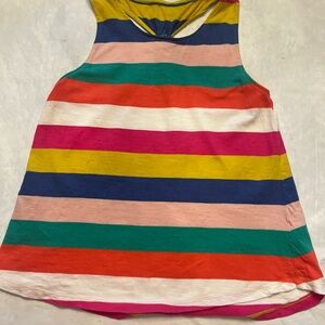 Mini Boden Multicolor Striped Tank Top